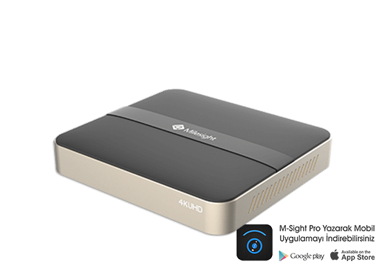 MILESIGHT MS-N1008-UC 8 KANAL NVR 8 MP H265 4K DESTEKLİ 1X10TB HDD