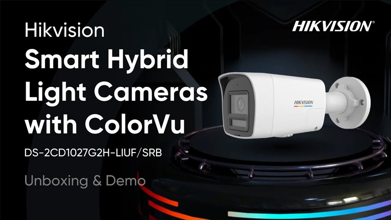 Hikvision Smart Hybrid Light Cameras with ColorVu - DS-2CD1047G2H-LIUF / SRB